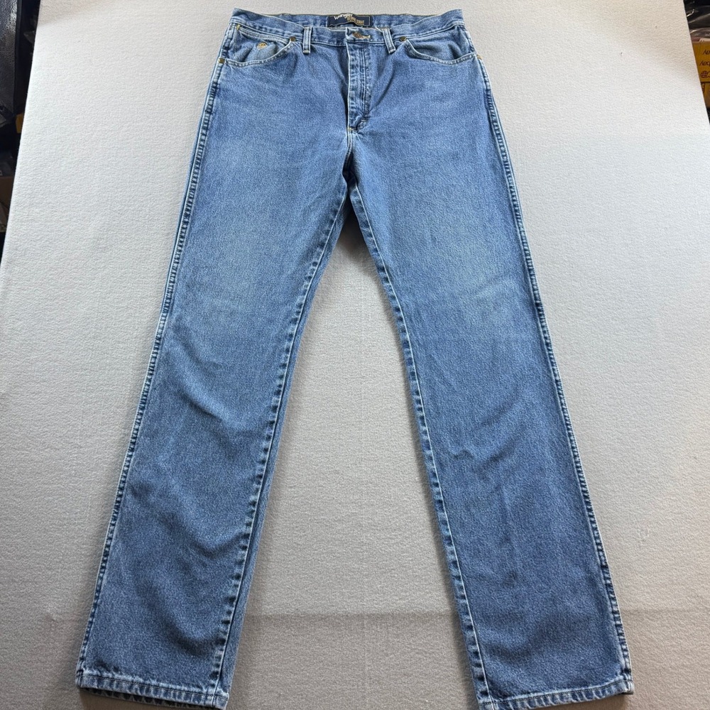 Wrangler George Strait Collection Jeans Mens 35x36 Blue Cowboy Cut Denim 35x35